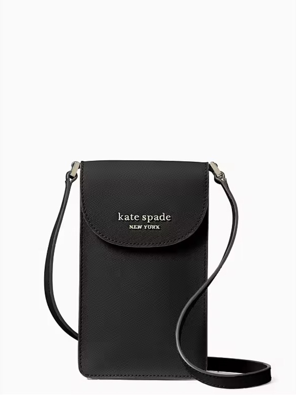 kate spade Black North South Cameron Phone Crossbody